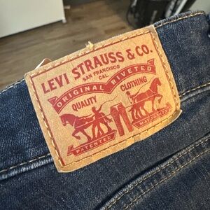 Levi's Dark Blue Denim Jeans